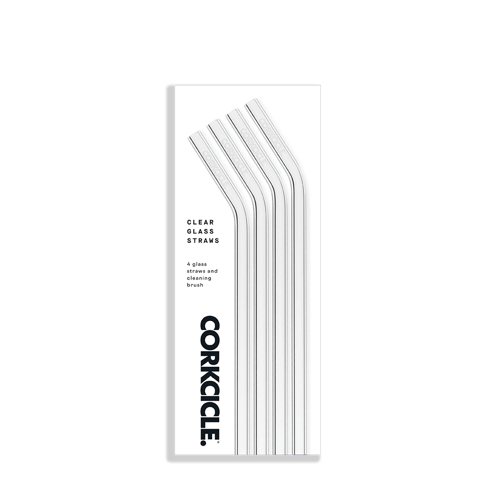 Glass Straw Set - Clean Travel Pack